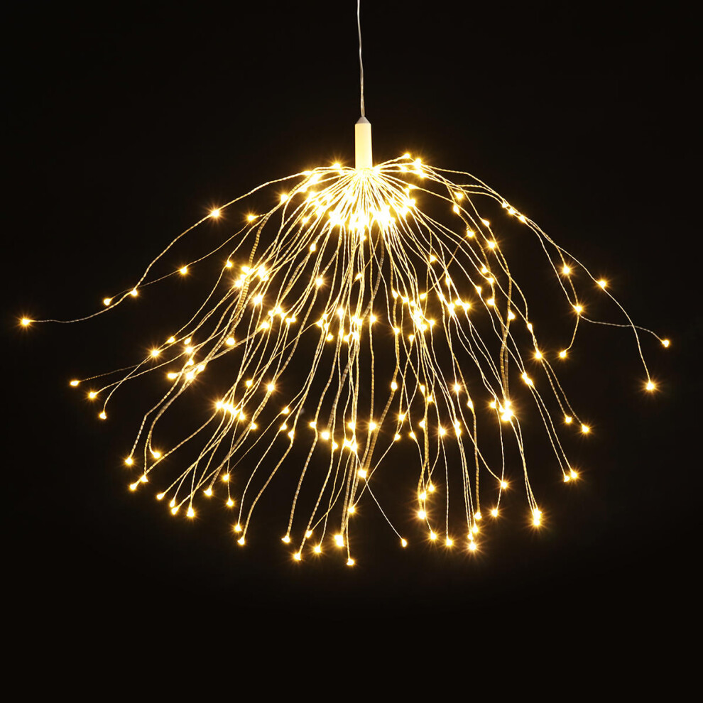 (Warm White) Battery Supply 8 Modes 240 LED Hanging Firework Fairy Wire String Light Christmas Wedding Decor Lamp-image-OPC-PGKPFG9-NEW