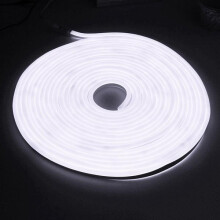 (Pure White) 10M 2835 LED Flexible Neon Rope Strip Light Xmas Outdoor Waterproof 220V