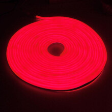 (Red) 10M 2835 LED Flexible Neon Rope Strip Light Xmas Outdoor Waterproof 220V