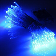 (Blue) 10M Battery Powered 100 LED Starry Fairy String Light Lamp Wedding Xmas Party Lamp