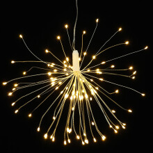 (Warm White, 150LED) USB 120/150/180 LED Hanging Firework Fairy String Light Party Home Wedding Decor