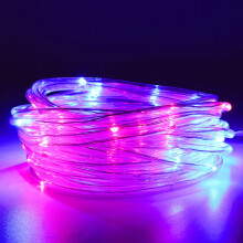 (Colourful Light) 10M 100LED Outdoor Tube Rope Strip String Light RGB Lamp Xmas Home Decor Lights with EU Plug