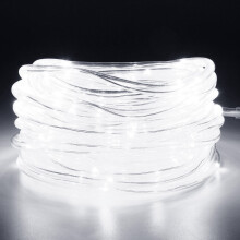 (Cool White) 10M 100LED Outdoor Tube Rope Strip String Light RGB Lamp Xmas Home Decor Lights with EU Plug