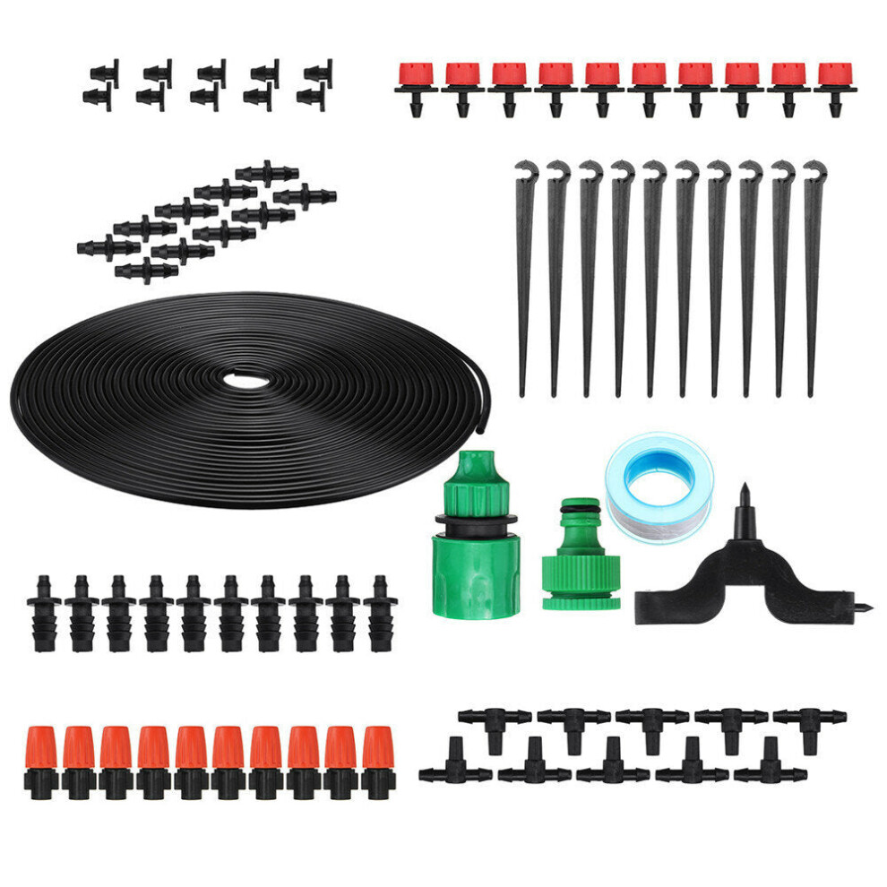 (10M) 10/15/20M DIY Micro Drip Irrigation System Plant Self Watering Garden Hose Kits