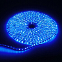 (Blue) 14M 49W Waterproof IP67 SMD 3528 840 LED Strip Rope Light Christmas Party Outdoor AC 220V