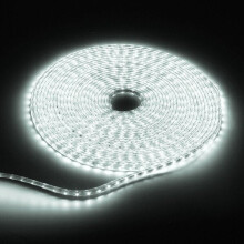 (Pure White) 14M 49W Waterproof IP67 SMD 3528 840 LED Strip Rope Light Christmas Party Outdoor AC 220V