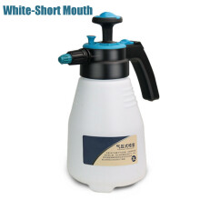 (White-Short Mouth) 2L Portable Manual Pneumatic Watering Can Household Kettle Spray Garden Sprinkler