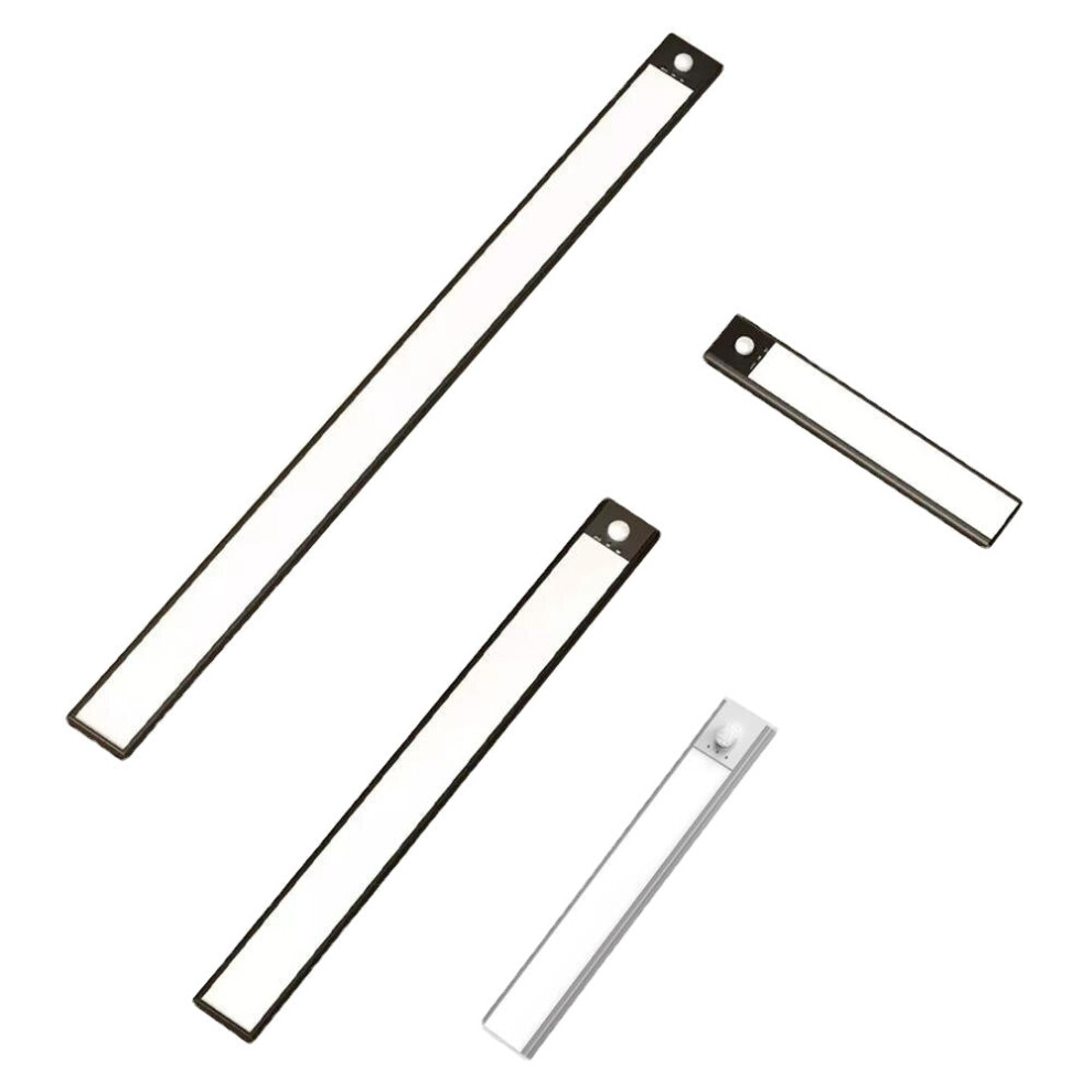 (Silver, 20cm) 20/40/60cm Induction Cabinet Light Smart Light+Human Body Sensor 4000K USB High Bright Ultra-Thin Lamp-image-OPC-PGKPG9V-NEW