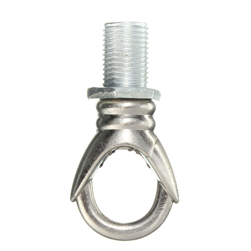 (Nickel) Vintage Close Grain Style 10MM Lamp Hook for Pendant Chandelier Ceiling Light