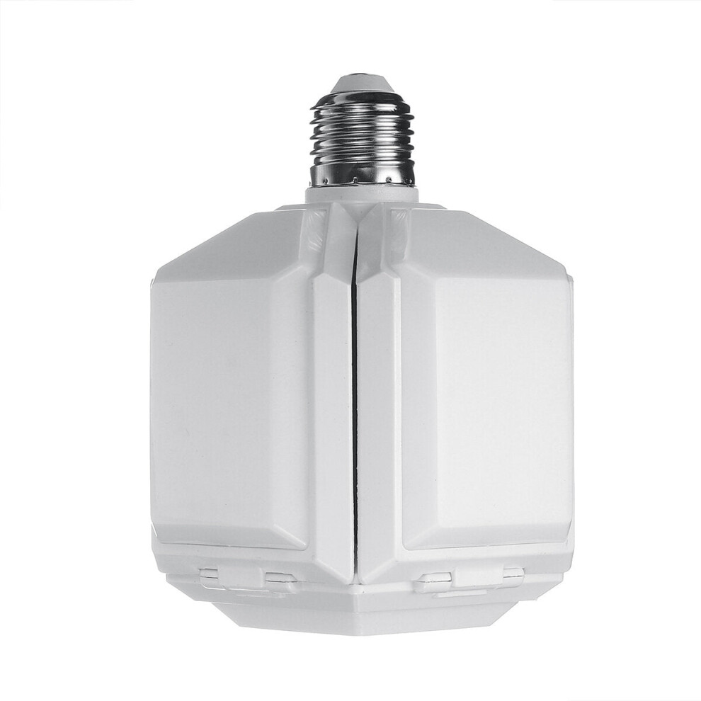 (Red) E27 35W Foldable LED Garage Light SMD2835 Deformable Square Four-Leaves Panels Ceiling Lamp AC165-265V-image-OPC-PGKPGPM-NEW