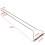 55CM Glass Hanger Hanging Holder Hanging Rack Kitchen Storage Rack 9