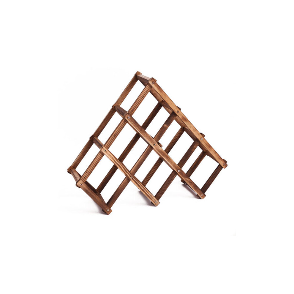 Wooden Red Wine Holder Rack 6 Bottle Wine Rack Mount Kitchen Glass Drinks Holder Storage Organizer-image-OPC-PGKPH6Y-NEW