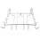 (1-3cm) Mug Holder Coffee Tea Cup Rack Storage Kitchen Under Shelf Cabinet Hanger 5
