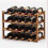 (Carbonization) European Solid Wood  Bottle Shelf Rack Holder Storage Racks Creative Design 6