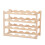 (Carbonization) European Solid Wood  Bottle Shelf Rack Holder Storage Racks Creative Design 7