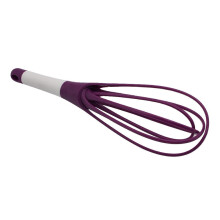 (Purple) Multifunction Whisk Mixer for Eggs Cream Baking Flour Stirre Hand Food Grade Plastic Egg Beaters Kitchen Cooking Tools