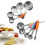 10Pcs Stainless Steel Measuring Cups & Spoons Tea Spoon Set Kitchen Tool 6