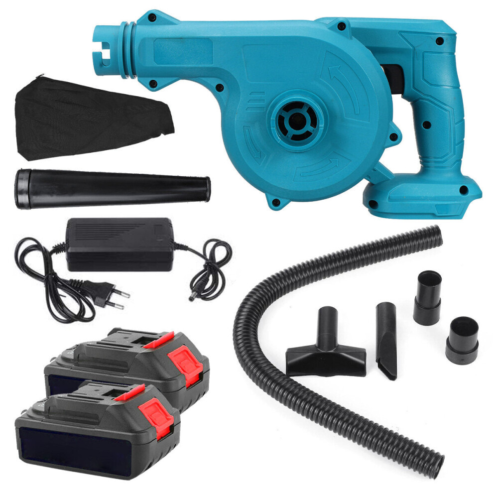 (B) 1600W 20000RPM 428VF 2 In 1 Rechargeable Air Blower Dust Collector Computer Dust Cordless Vacuum Cleaner