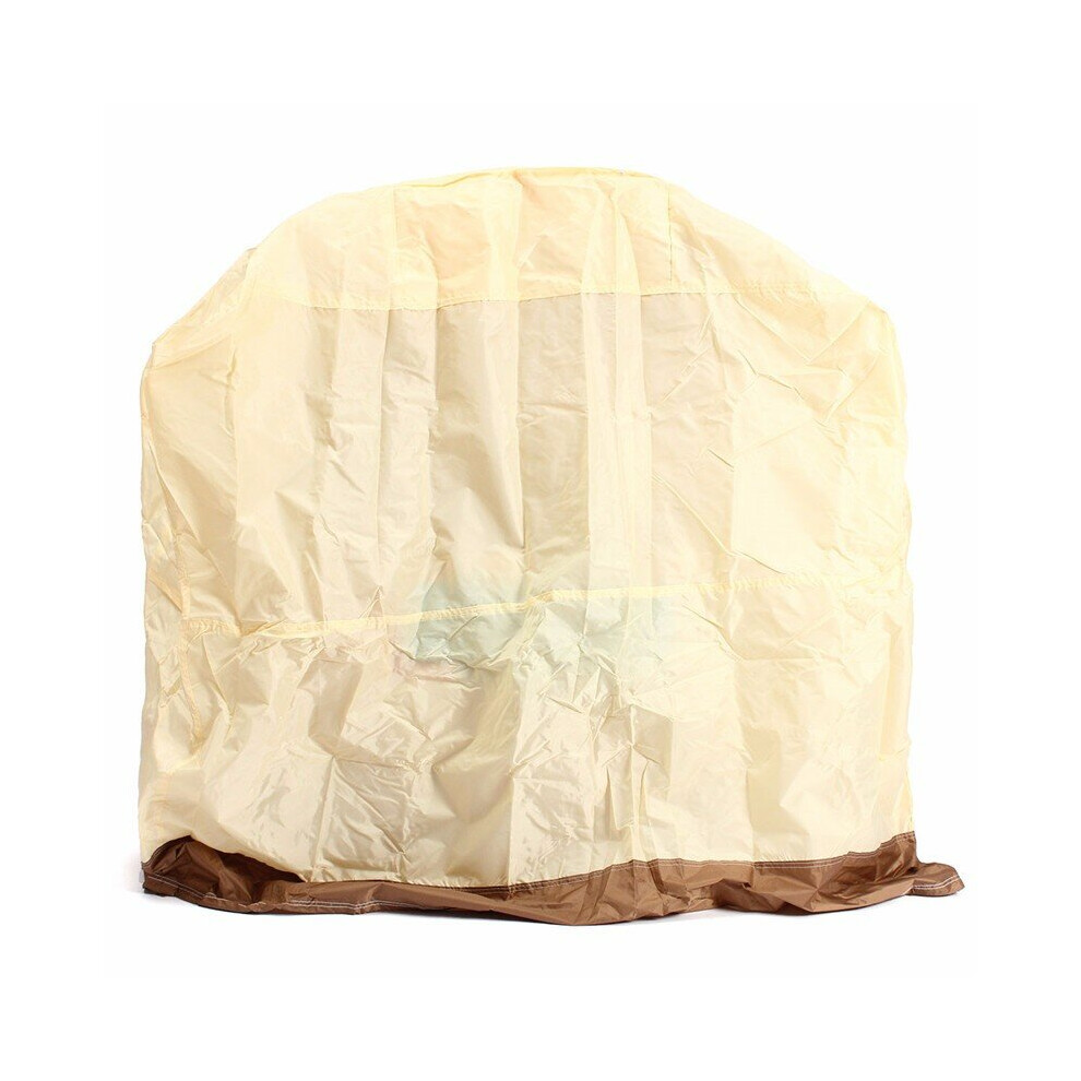 (L) Outdoor Waterproof BBQ Cover Smoker Barbecue Grill Protection Box With Air Vent Window