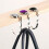 (Pink) Portable Handbag Hanger Foldable Light Weight Bag Holder Multifunction Hook 10
