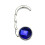 (Dark Blue) Portable Handbag Hanger Foldable Light Weight Bag Holder Multifunction Hook 5