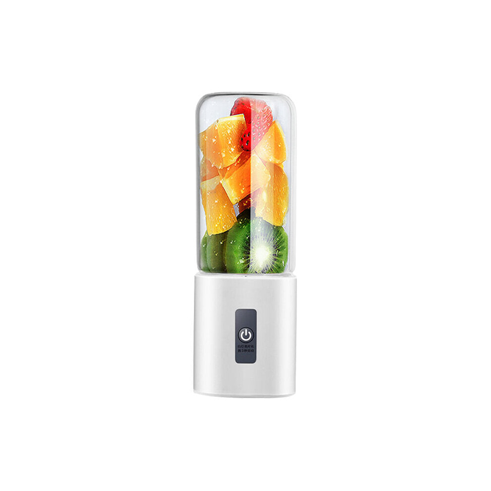 (White) 300ML 2000mAh Wireless Juicer Juicer Cup Household Automatic Small Mini Electric Portable Blender Juice Cup