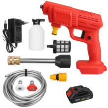 (One Battery) Cordless High Pressure Washer Car Washing Machine Spray Guns Water Cleaner