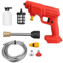(Without Battery) Cordless High Pressure Washer Car Washing Machine Spray Guns Water Cleaner