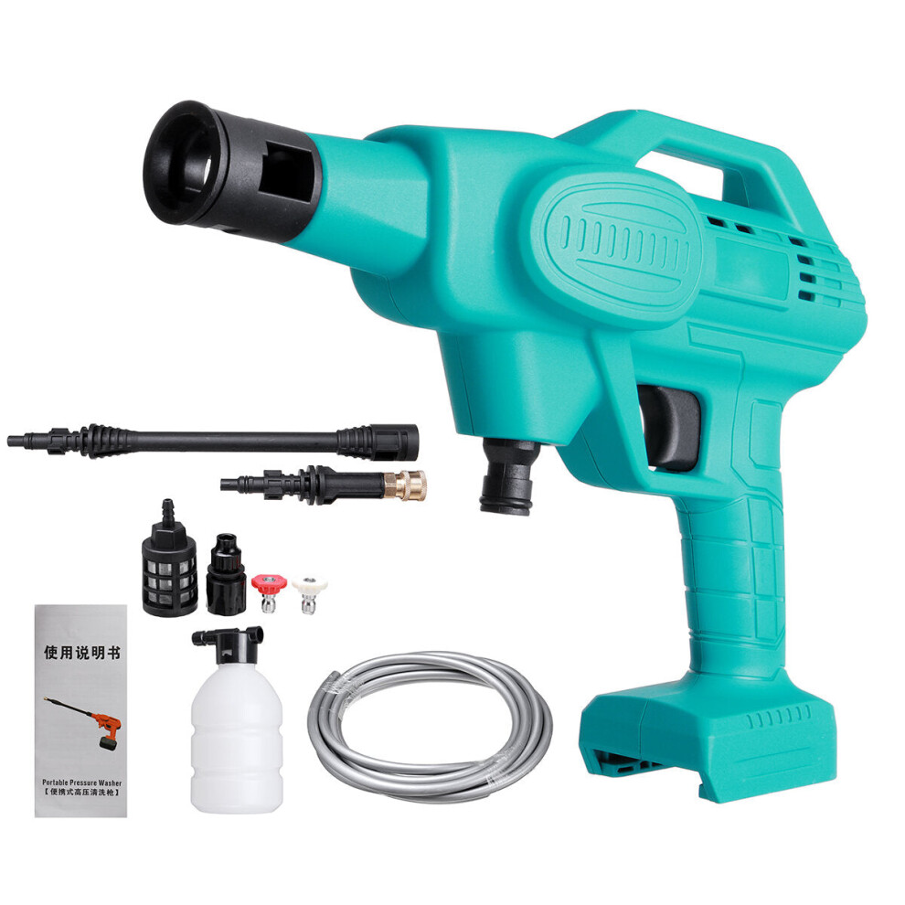 (Without Battery) 21V High Pressure Washer Wireless Electric Car Washing Machine Auto Wash Spray Guns
