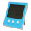 (White) Thermometer Hygrometer Temperature Humidity Tester Backlight Time Date Calendar Alarm Clock 5
