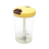 (Yellow) 3 In 1 Multi-function Handheld Vegetable Chopper Mincer Blender Measuring Container Salad Food Tool 7