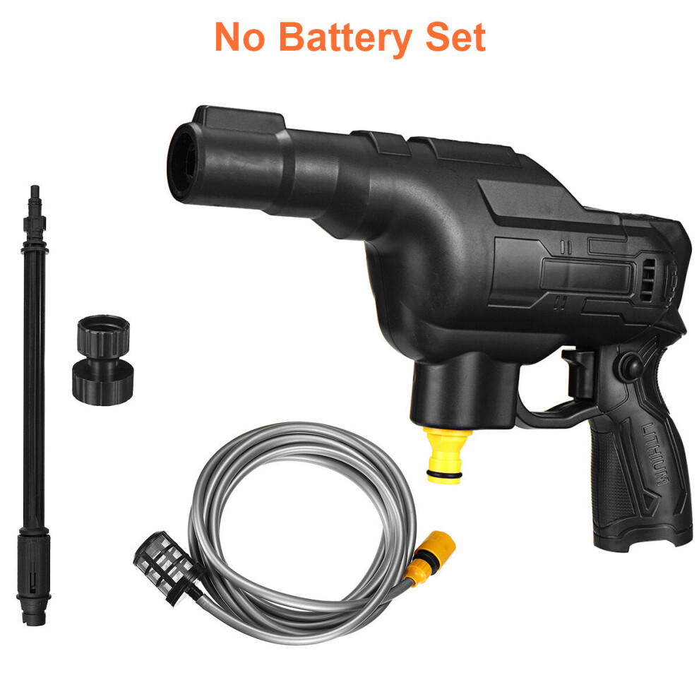 (Without Battery) 12V Cordless Electric High Pressure Washer Guns Portable Car Washing Machine Patio Car Cleaner