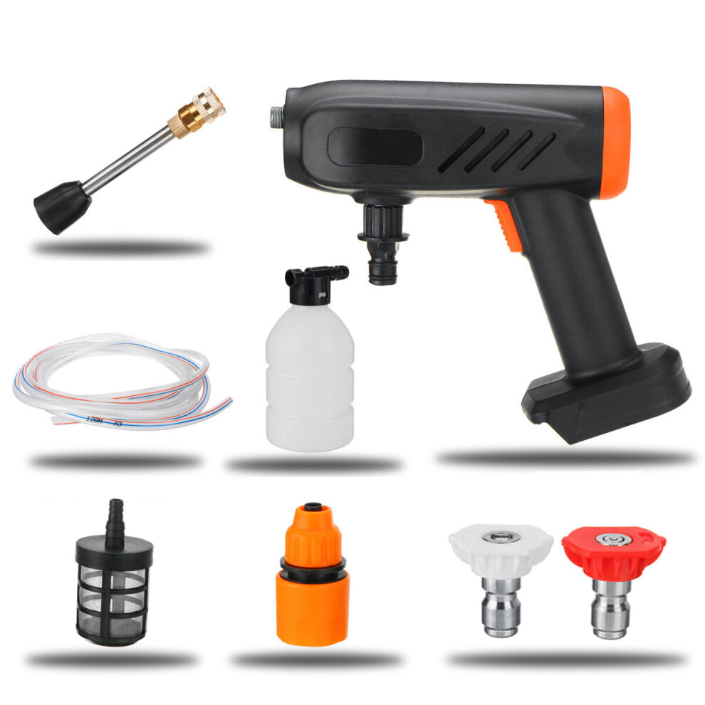 (Without Battery) Cordless High Pressure Washer Car Washing Machine Water Cleaner Spray Guns W/ None/1/2 Battery For Makita