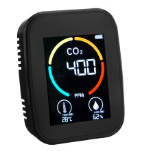 Carbon Dioxide Detector Portable Household USB Infrared Air Humidity Temperature