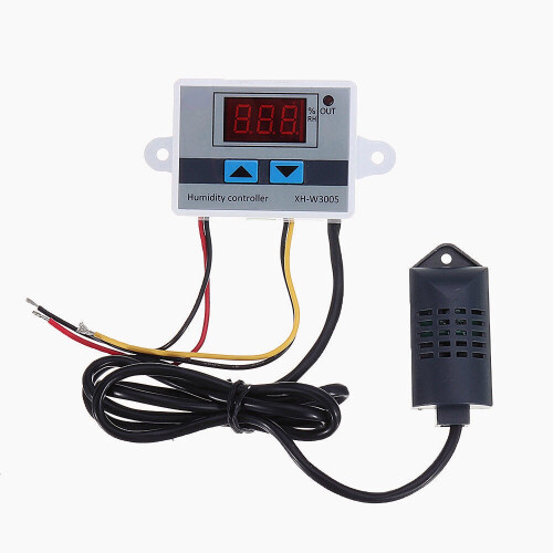 (DC24V) Digital Humidity Controller Humidity Control Switch Humidification Dehumidification Constant Humidity Control Sensor