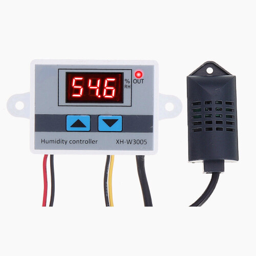 (DC24V) Digital Humidity Controller Humidity Control Switch Humidification Dehumidification Constant Humidity Control Sensor 1