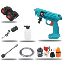 (Two Batteries) 88VF Cordless High Pressure Washer Car Washing Spray Guns Water Cleaner