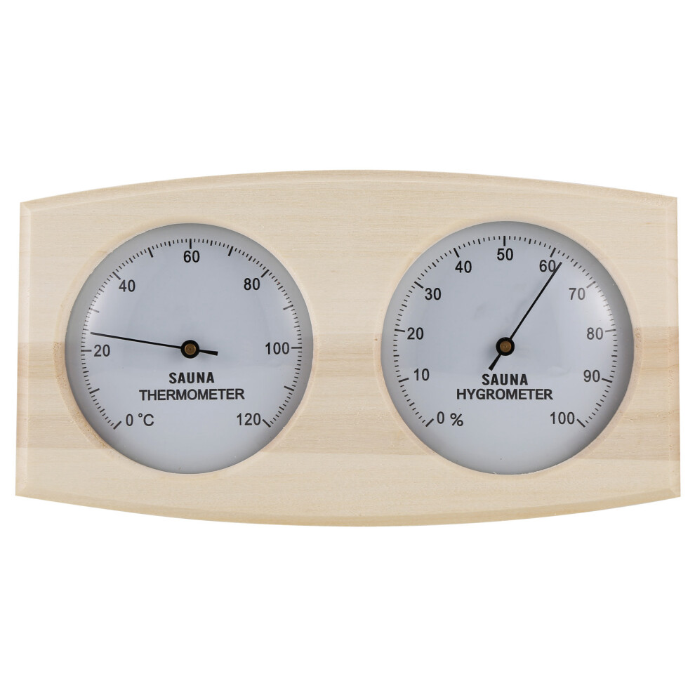 Thermomètre et hygromètre pour sauna en bois, accessoire de spa mural