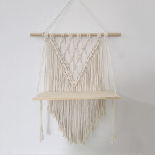 Cotton Wall Tapestry Woven Boho Plant Hanger Holder Tapestry Wall Hanging Art Home Storage Decor