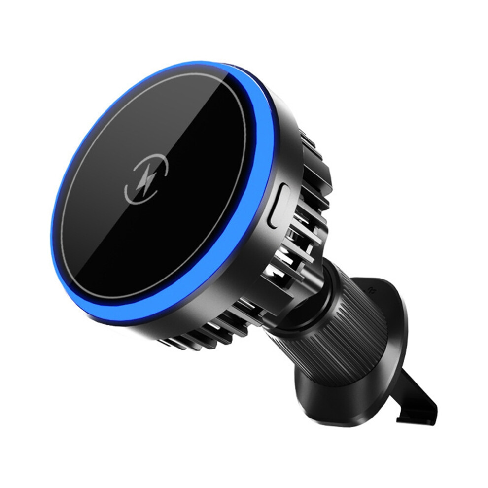 Support de téléphone pour grille d'aération de voiture 15 W 2 en 1 Chargeur sans fil T2