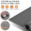 Tapete de silicone para café com bordas elevadas, 24 x 16 polegadas 6