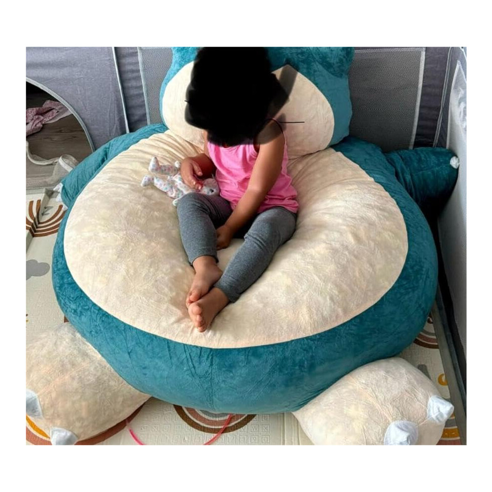 Dixibiao UnStuffed Animal Storage Bean Bag Chair Cover Cat Plush bean bag toy for Birthday Gift (Nrl  150cm)