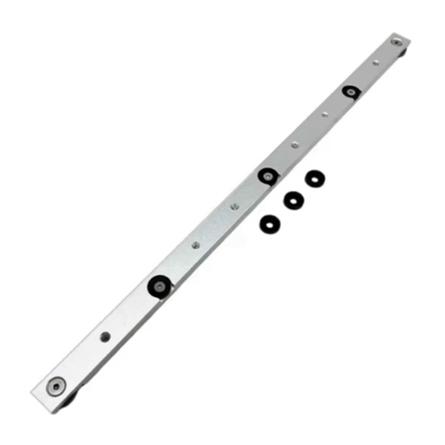 Ξυλουργική T-Track Slider Limitable Mitre Bar Rail Sliver Ασημί