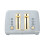 Morphy Richards Morphy Richards Accents 242046 4 Slice Toaster - Grey 1