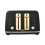 Morphy Richards Morphy Richards Accents 242047 4 Slice Toaster - Black 3
