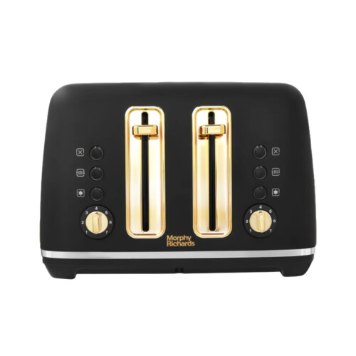 Morphy Richards Morphy Richards Accents 242047 4 Slice Toaster - Black 2