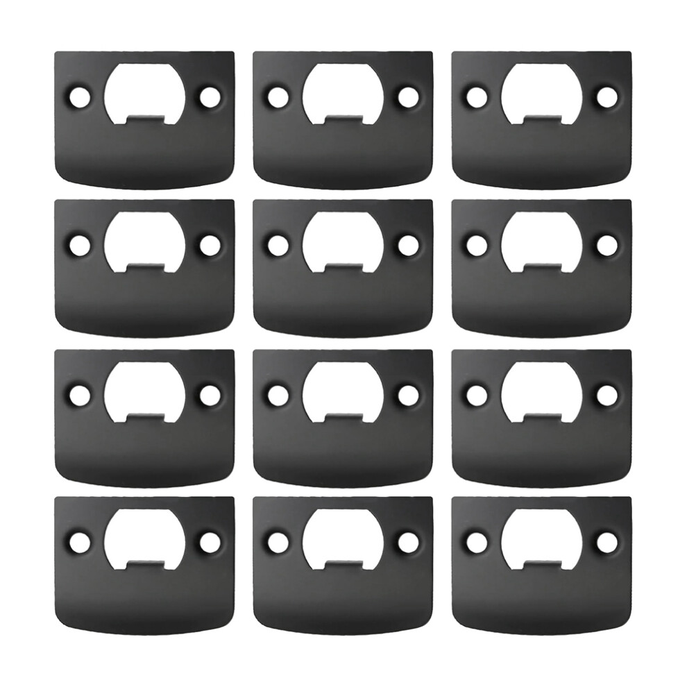 12 Pcs Door Strike Plate, Deadbolt Covers Door Reinforcement Kit 4851507204837