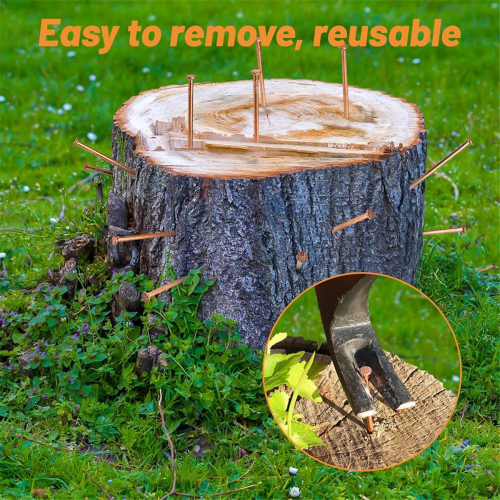 15 Pieces Copper Nails for Killing Tree Stump 2