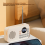 FM Radio rechargeable small Wireless Bluetooth Speaker pink 5