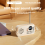 FM Radio rechargeable small Wireless Bluetooth Speaker pink 1